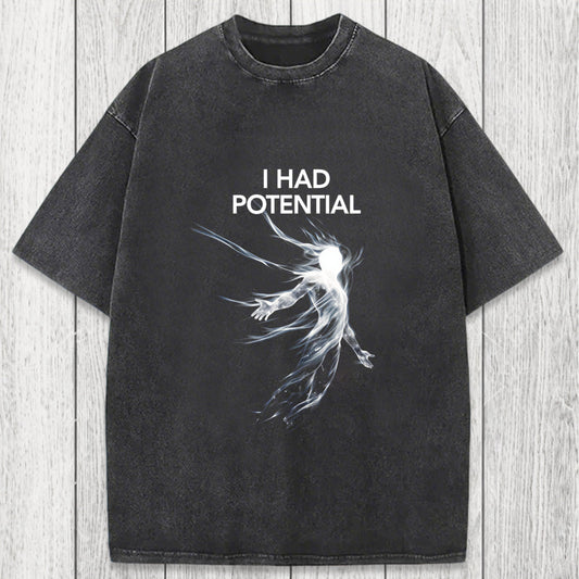 Tokyosol I Had Potential Washed T-Shirt