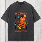Tokyosol Japanese Octopus In Band Washed T-Shirt
