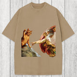 Tokyosol The Creation of Cat Washed T-Shirt