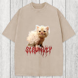 Tokyosol Scrunkly Wisp Washed T-Shirt