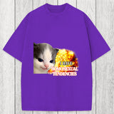 Tokyosol I Have Homosexual Tendencies Evil Kitty Meme Washed T-Shirt