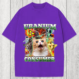 Tokyosol Uranium Consumer Funny Cat Dank Memes Washed T-Shirt
