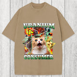 Tokyosol Uranium Consumer Funny Cat Dank Memes Washed T-Shirt