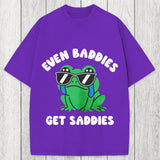 Tokyosol Even Baddies Get Saddies Washed T-Shirt