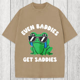 Tokyosol Even Baddies Get Saddies Washed T-Shirt