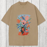 Tokyosol Spring Flower Washed T-Shirt
