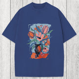 Tokyosol Spring Flower Washed T-Shirt