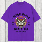 Tokyosol Hattori Lion Japanese Samurai Washed T-Shirt