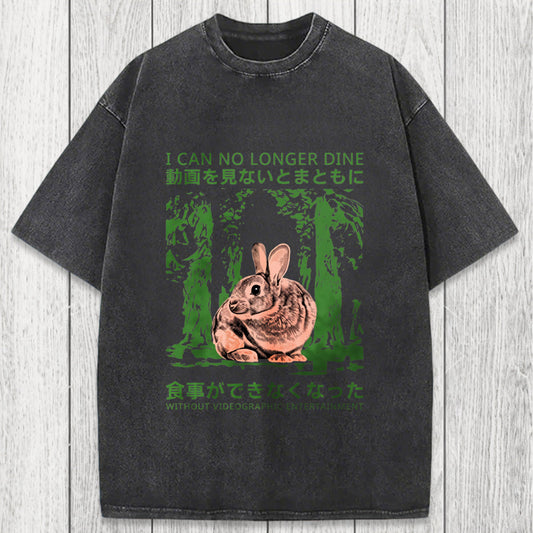 Tokyosol Vintage Japanese Horror Bunny Washed T-Shirt