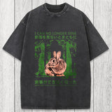 Tokyosol Vintage Japanese Horror Bunny Washed T-Shirt