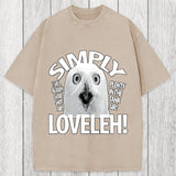 Tokyosol Simply Loveleh Owl Washed T-Shirt