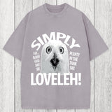 Tokyosol Simply Loveleh Owl Washed T-Shirt