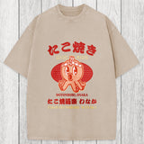 Tokyosol TAKOYAKI DORAKU WANAKA Washed T-Shirt