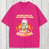 Tokyosol Cranky Kitty Washed T-Shirt