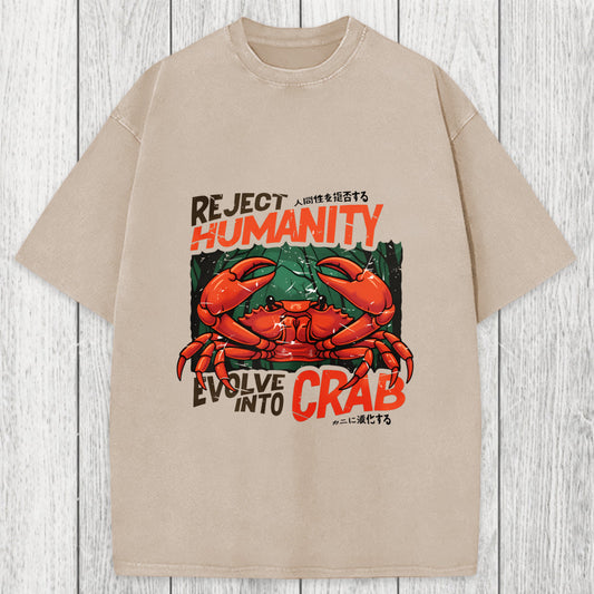 Tokyosol Horror Crab Washed T-Shirt