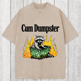 Tokyosol Cum Dumpster Raccoon Washed T-Shirt