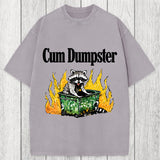 Tokyosol Cum Dumpster Raccoon Washed T-Shirt