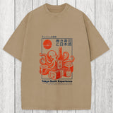 Tokyosol Tokyo Sushi Beer Washed T-Shirt