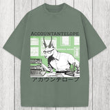 Tokyosol Accountant Antelope Washed T-Shirt