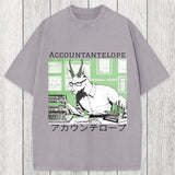 Tokyosol Accountant Antelope Washed T-Shirt