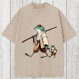 Tokyosol Big Hand Holding Little Hand Washed T-Shirt