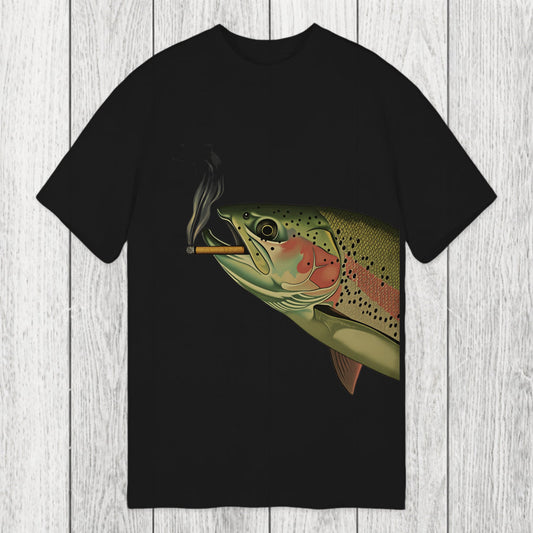 Tokyosol Trout Smoking A Cigarette Classic T-Shirt