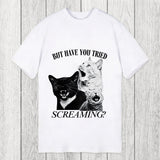Tokyosol Funny Screaming Cat Classic T-Shirt