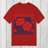 Tokyosol Radicalized By Basic Decency Flowers Classic T-Shirt