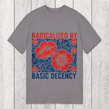 Tokyosol Radicalized By Basic Decency Flowers Classic T-Shirt