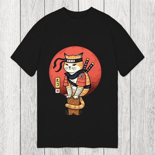 Tokyosol Bloodmoon Samurai Cat Classic T-Shirt