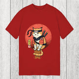 Tokyosol Bloodmoon Samurai Cat Classic T-Shirt