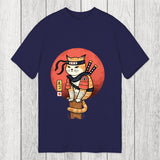 Tokyosol Bloodmoon Samurai Cat Classic T-Shirt