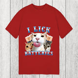 Tokyosol I Lick Batteries Funny Cat Meme Classic T-Shirt