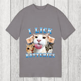 Tokyosol I Lick Batteries Funny Cat Meme Classic T-Shirt