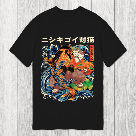 Tokyosol Koi vs. Cat Classic T-Shirt