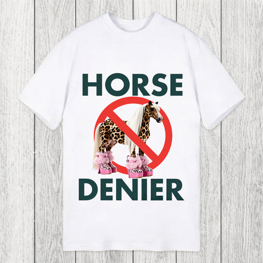 Tokyosol Funny Leopard Diva Horse Denier Classic T-Shirt