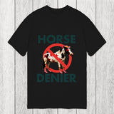 Tokyosol Funny Star-Spangled Cowboy Horse Denier Classic T-Shirt