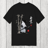 Tokyosol Samurai Cat Japanese Kanji Classic T-Shirt