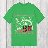 Tokyosol Strawberry Jams Funny Raccoon Classic T-Shirt