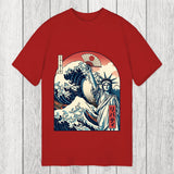 Tokyosol Ukiyo-e Statue Of Liberty Classic T-Shirt