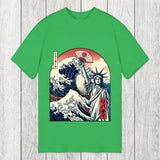 Tokyosol Ukiyo-e Statue Of Liberty Classic T-Shirt
