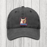 Tokyosol Funny Diphenhydramine Meme Cat Washed Cap