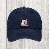 Tokyosol Funny Diphenhydramine Meme Cat Washed Cap