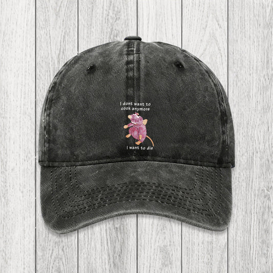 Tokyosol I Don't Want To Cook Anymore Washed Cap
