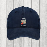 Tokyosol I Eated All The Gas Cat Funny Washed Cap
