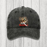 Tokyosol Funny Smoking Cat Meme Washed Cap