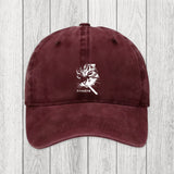 Tokyosol Retro Cat Smoking Washed Cap