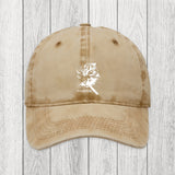 Tokyosol Retro Cat Smoking Washed Cap