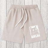 Tokyosol BRUH Cat Washed Shorts
