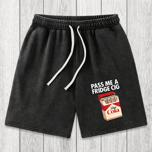 Tokyosol I Need A Diet Cola Washed Shorts